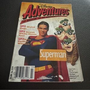 Disney Adventures Magazine March 1994 Vol 4 No 5 Superman‎ Dean Cain Vintage